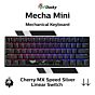 Ducky Mecha Mini Cherry MX Speed Silver DKME2061ST-PUSPDAAT1 Mini Size Mechanical Keyboard by ducky at Rebel Tech