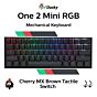 Ducky One 2 Mini RGB Cherry MX Brown DKON2061ST-BUSPDAZT1 Mini Size Mechanical Keyboard by ducky at Rebel Tech