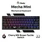 Ducky Mecha Mini Cherry MX Brown DKME2061ST-BUSPDAAT1 Mini Size Mechanical Keyboard by ducky at Rebel Tech