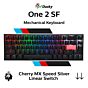 Ducky One 2 SF Cherry MX Speed Silver DKON1967ST-PUSPDAZT1 SF Size Mechanical Keyboard by ducky at Rebel Tech