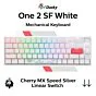Ducky One 2 SF White Cherry MX Speed Silver DKON1967ST-PUSPDWWT1 SF Size Mechanical Keyboard by ducky at Rebel Tech
