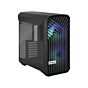 Fractal Design FD-C-TOR1C-02 Torrent Compact Light Tempered Glass RGB Black Steel Mid Tower Computer Case by fractaldesign at Rebel Tech