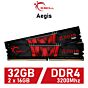 G.SKILL Aegis 32GB Kit DDR4-3200 CL16 1.35v F4-3200C16D-32GIS Desktop Memory by gskill at Rebel Tech