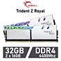 G.SKILL Trident Z Royal 32GB Kit DDR4-4400 CL17 1.50v F4-4400C17D-32GTRS Desktop Memory by gskill at Rebel Tech
