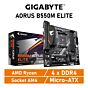 GIGABYTE B550M AORUS ELITE AM4 AMD B550 Micro-ATX AMD Motherboard by gigabyte at Rebel Tech