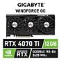 GIGABYTE GeForce RTX 4070 Ti WINDFORCE OC 12GB GDDR6X GV-N407TWF3OC-12GD Graphics Card by gigabyte at Rebel Tech