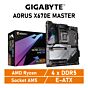 GIGABYTE X670E AORUS MASTER AM5 AMD X670 E-ATX AMD Motherboard by gigabyte at Rebel Tech