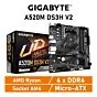 GIGABYTE A520M DS3H V2 AM4 AMD A520 Micro-ATX AMD Motherboard by gigabyte at Rebel Tech