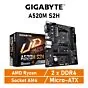 GIGABYTE A520M S2H AM4 AMD A520 Micro-ATX AMD Motherboard by gigabyte at Rebel Tech