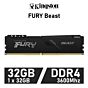Kingston FURY Beast 32GB DDR4-3600 CL18 1.35v KF436C18BB/32 Desktop Memory by kingston at Rebel Tech