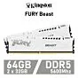 Kingston FURY Beast 64GB DDR5-5600 CL36 1.25v KF556C36BWEK2-64 Desktop Memory by kingston at Rebel Tech