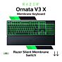 Razer Ornata V3 X Razer Silent Membrane RZ03-04470100-R3M1 Full Size Membrane Keyboard by razer at Rebel Tech