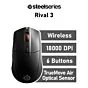 SteelSeries Rival 3 Wireless Optical 62521 Wireless Gaming Mouse by steelseries at Rebel Tech