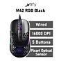 Xtrfy M42 RGB Black Optical M42-RGB-BLACK Wired Gaming Mouse by xtrfy at Rebel Tech