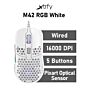 Xtrfy M42 RGB White Optical M42-RGB-WHITE Wired Gaming Mouse by xtrfy at Rebel Tech