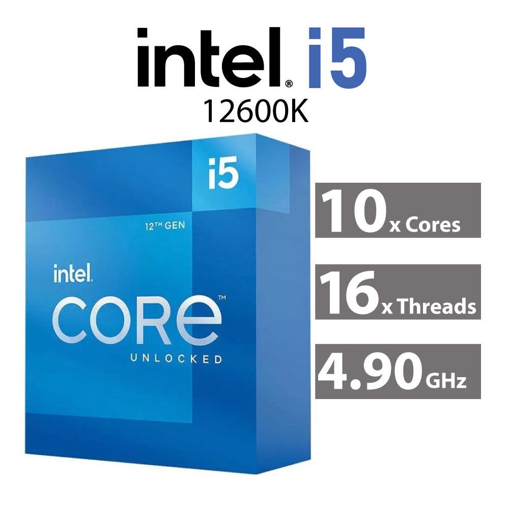 Intel Core i5-12600K Alder Lake 10-Core 3.70GHz LGA1700 125W